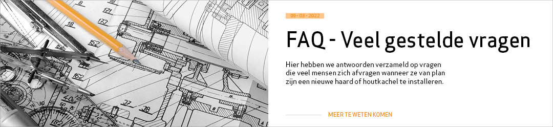 Artikel over veelgestelde vragen bij het plaatsen van houtkachels en haarden