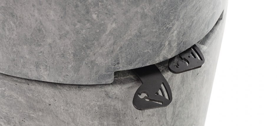 Mooie luchtregeling op een Scan 68 schouw met speksteenbekleding 